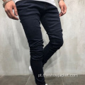 Jeans masculinos com pés pequenos, novo estilo, atacado